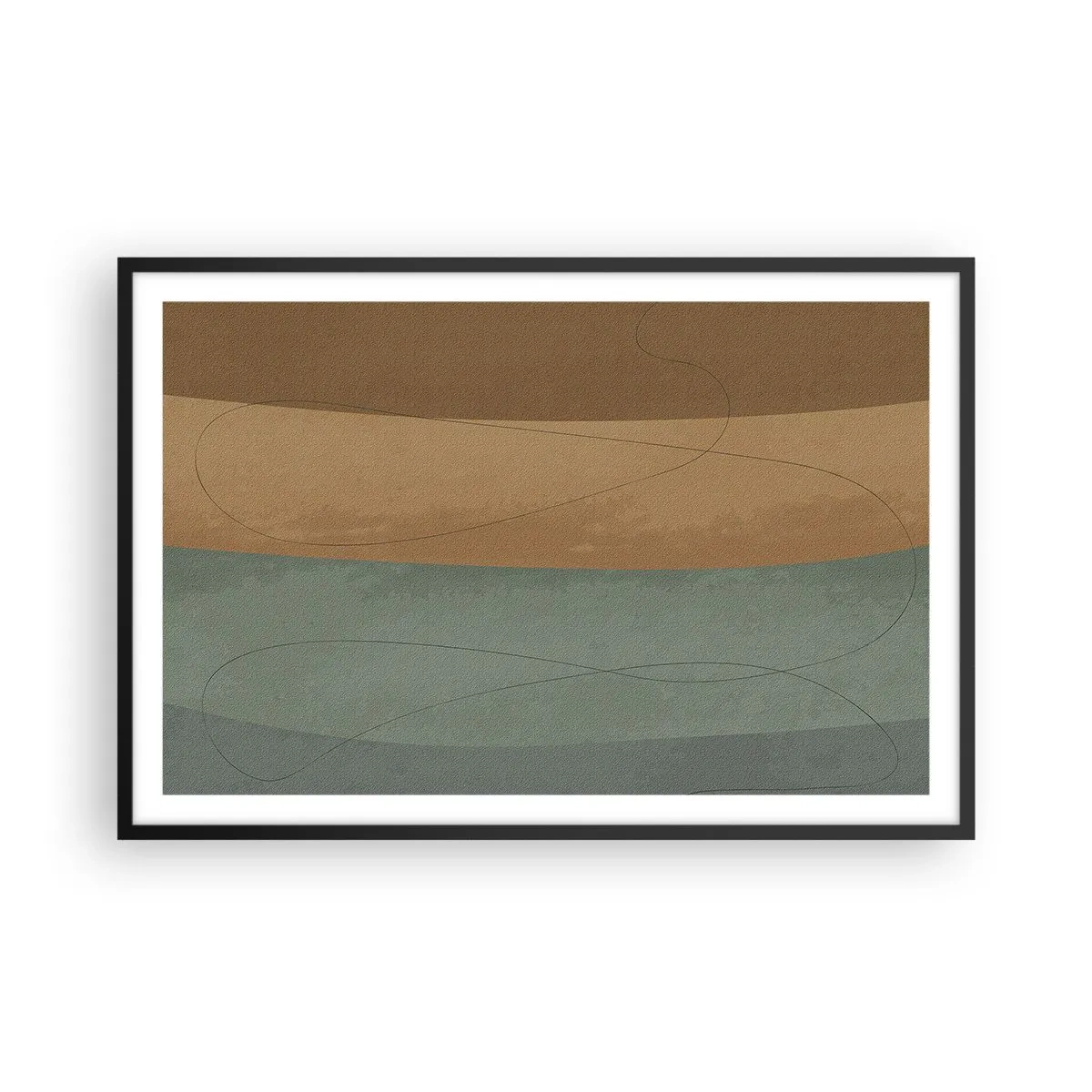 Poster in cornice nera - Composizione orizzontale - 91x61 cm