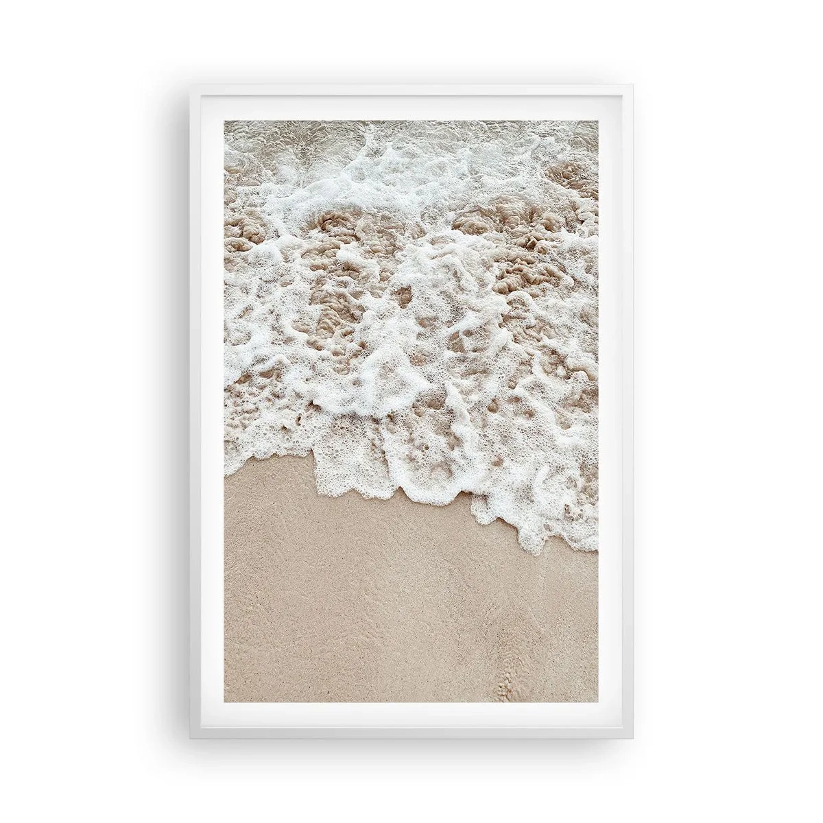 Poster in cornice bianca - Torno subito - 61x91 cm