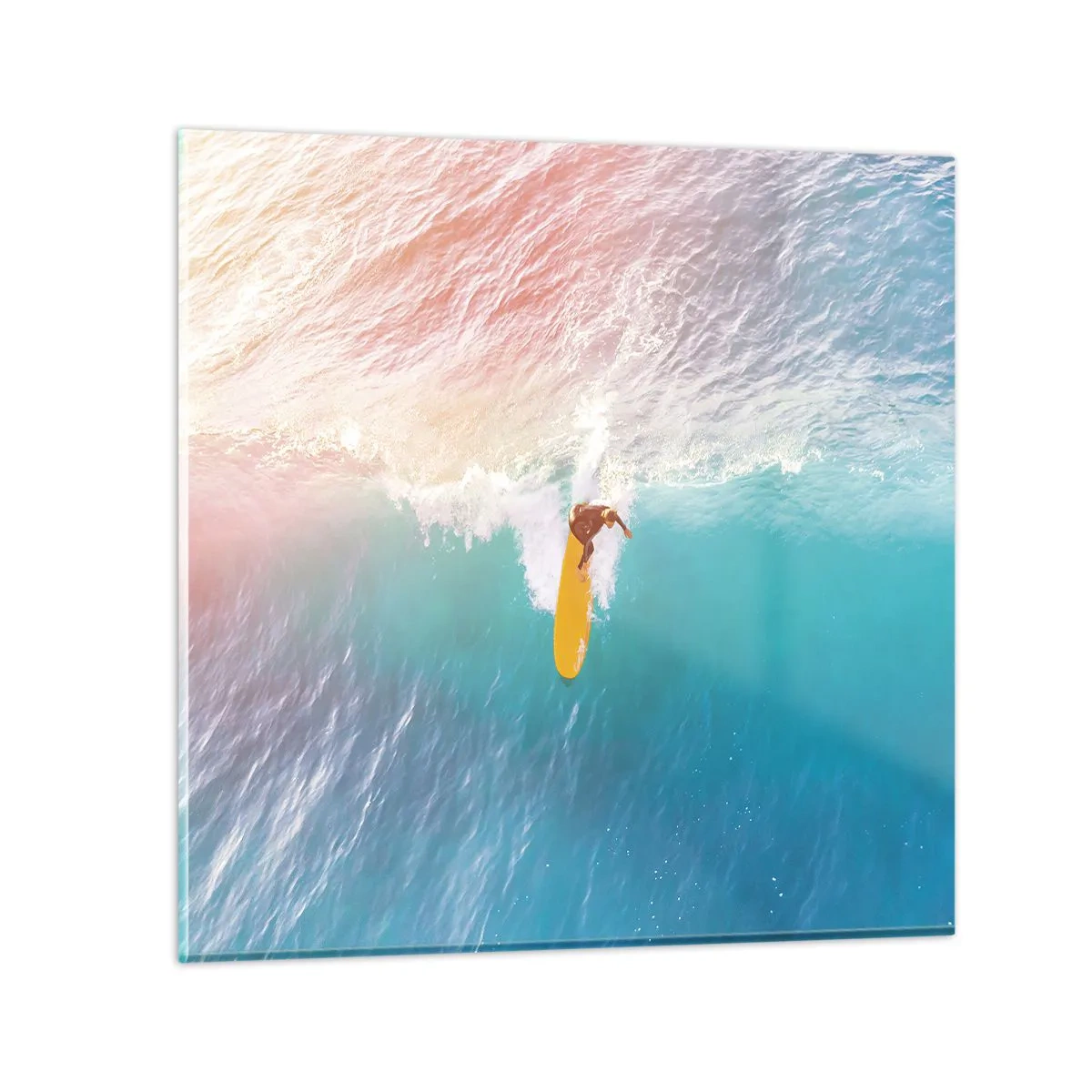 Quadro su vetro - Il cavaliere dell'oceano - 60x60 cm