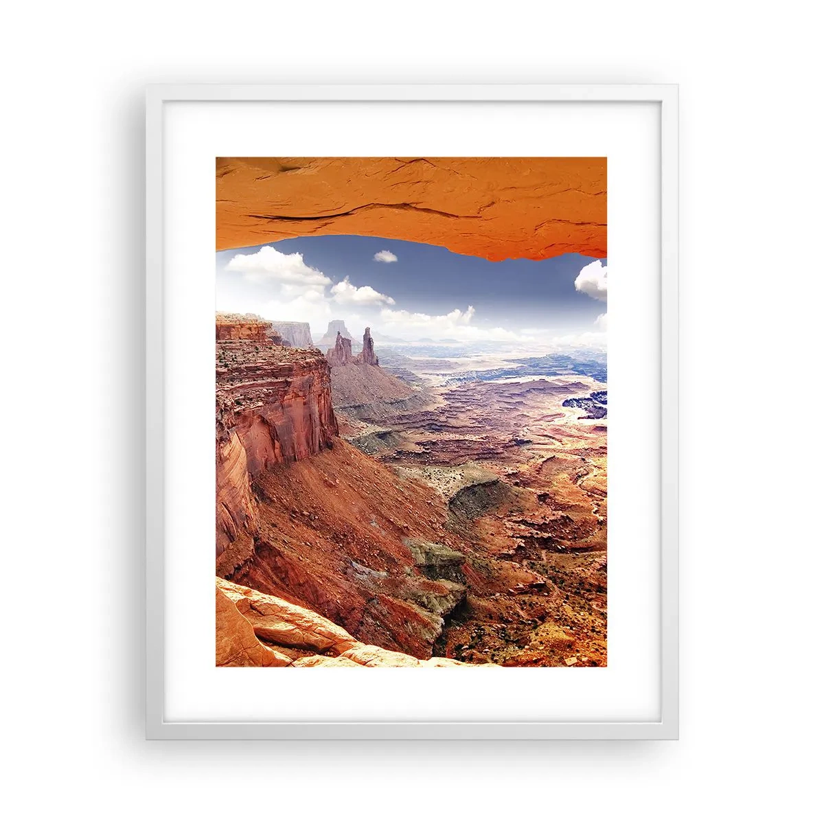 Poster in cornice bianca - Scolpiti dalla natura - 40x50 cm