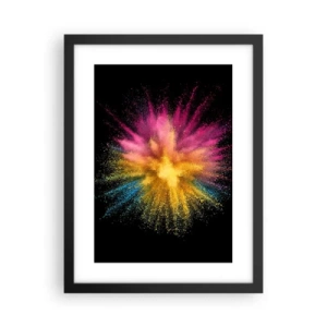 Poster in cornice nera - La nascita dei colori - 30x40 cm