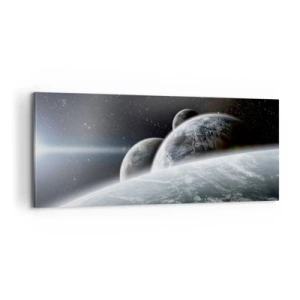 Quadro su tela - Stampe su Tela - La musica delle sfere celesti - 100x40 cm