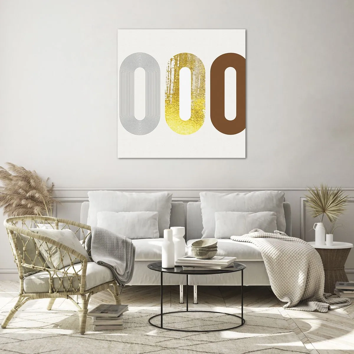 Quadro su vetro - Ohh! - 70x70 cm