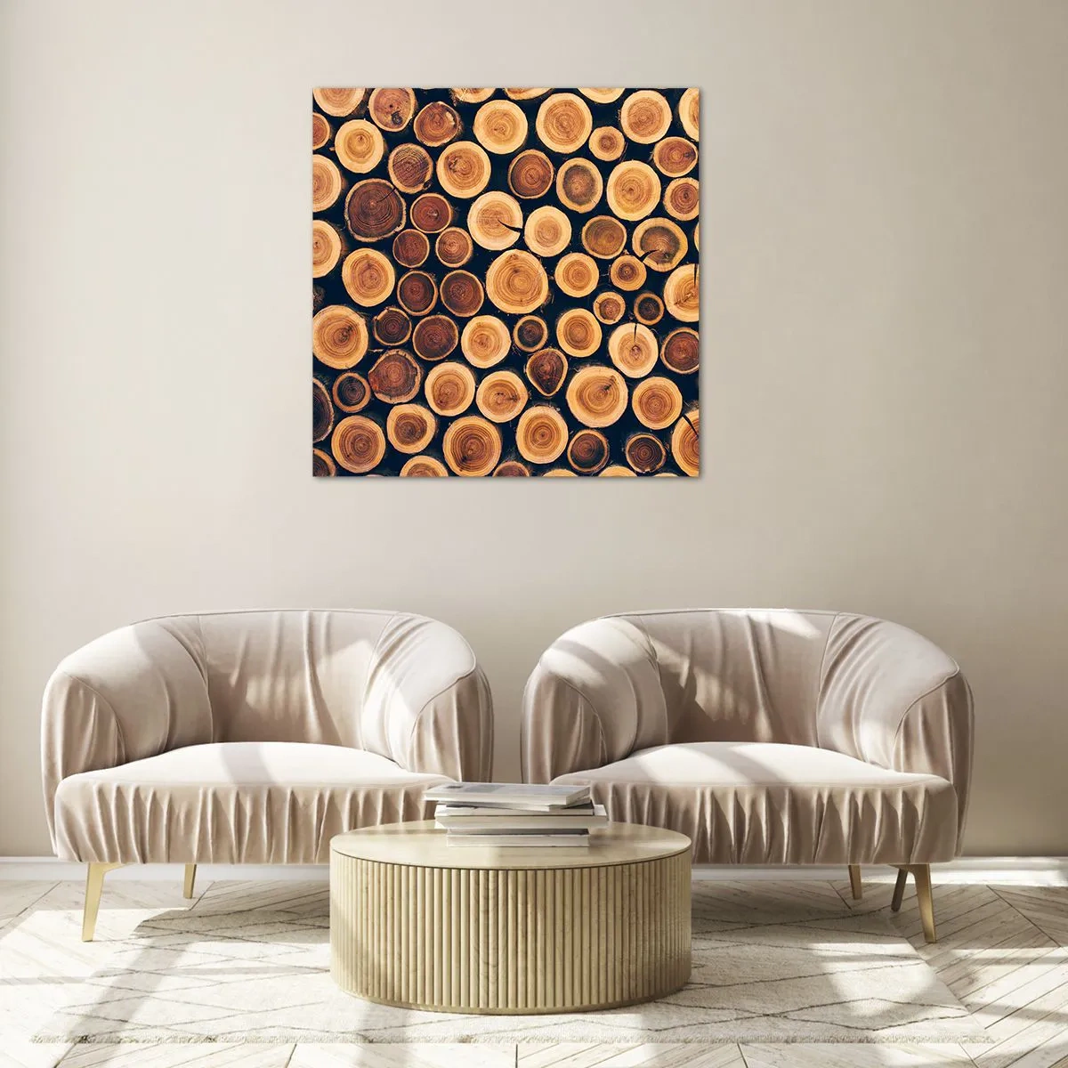 Quadro su vetro - Quanti anni mi dai? - 70x70 cm