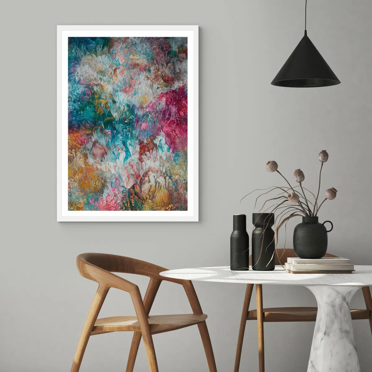 Poster in cornice bianca - In piena fioritura - 61x91 cm