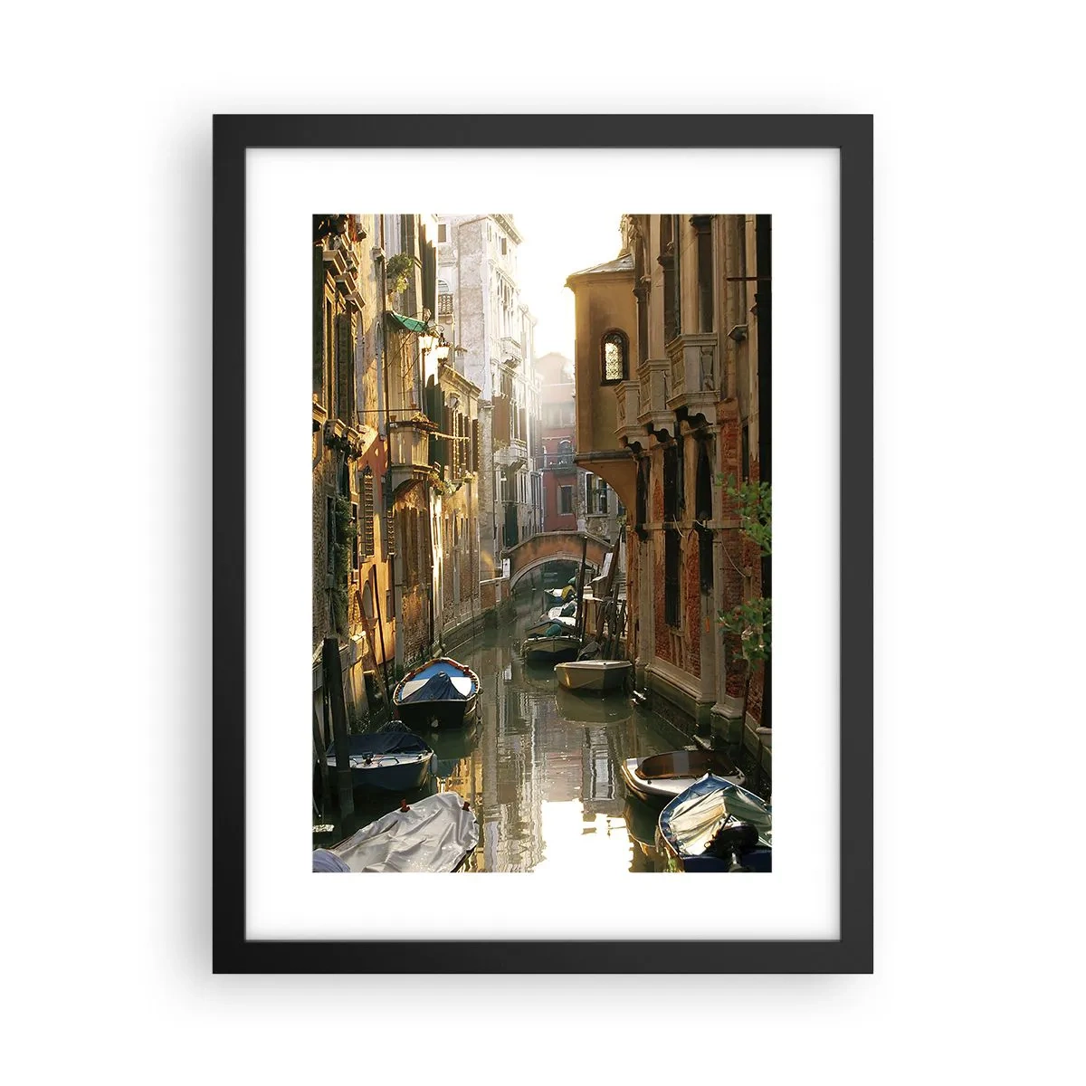 Poster in cornice nera - Un angolo di Venezia - 30x40 cm