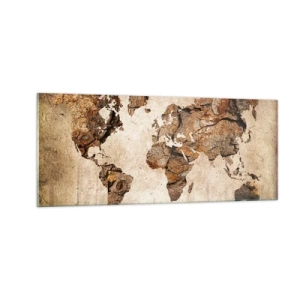 Quadro su vetro - Alla scoperta del mondo - 100x40 cm