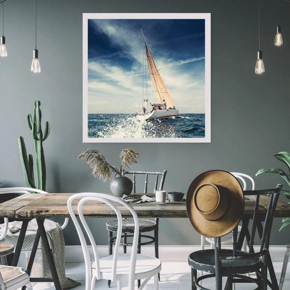 Poster - Non ci raggiungeranno! - 50x50 cm