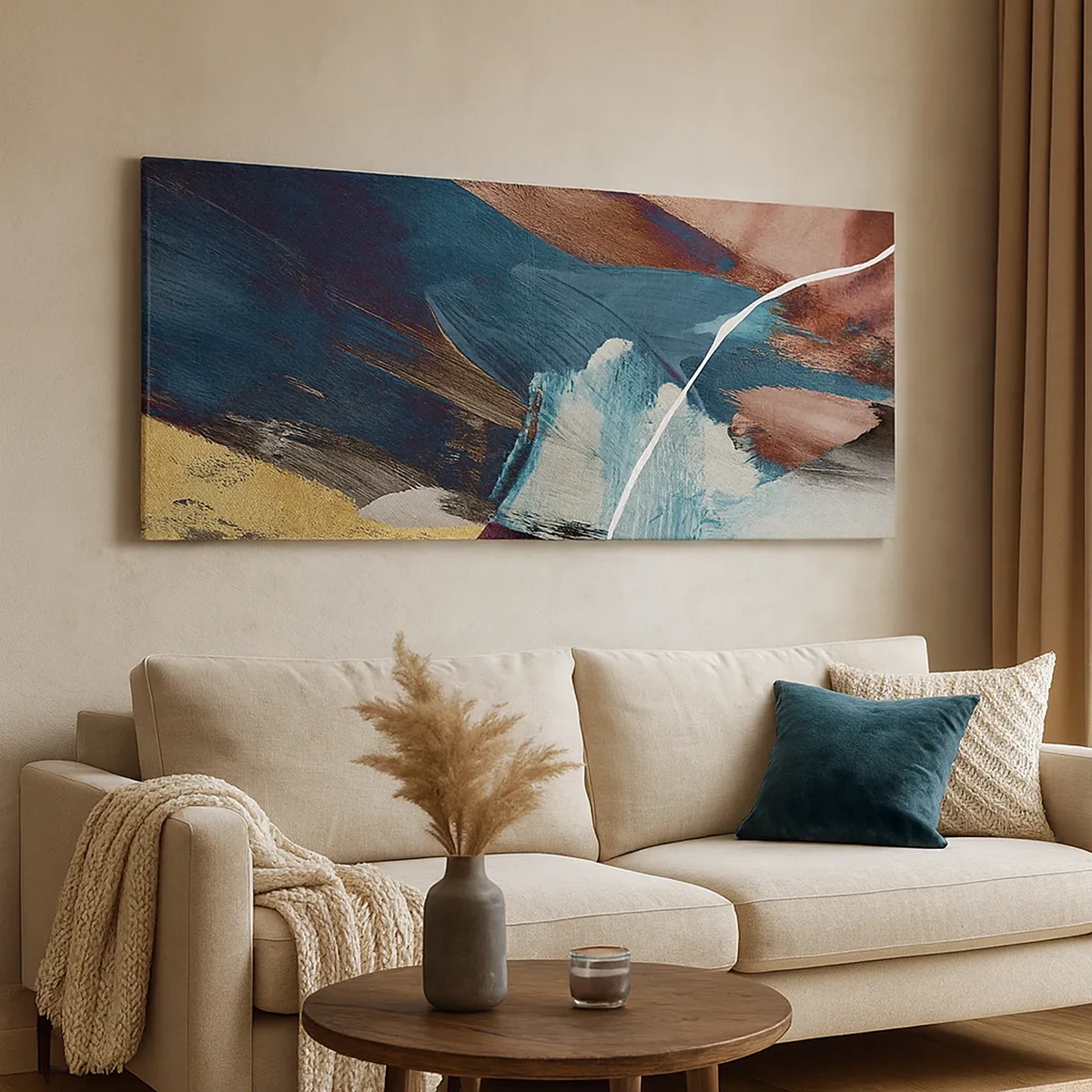 Quadro su tela - Stampe su Tela - Con forza ed energia - 30x30 cm