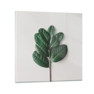 Quadro su vetro - Il disegno della natura stessa - 40x40 cm