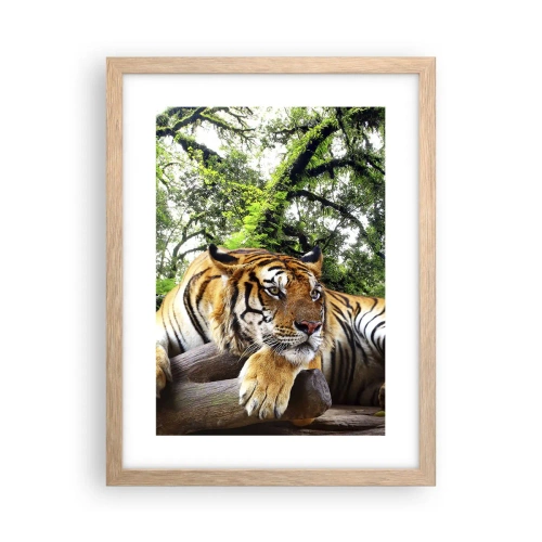Poster in cornice rovere chiaro - Con espressioni di stima - 30x40 cm