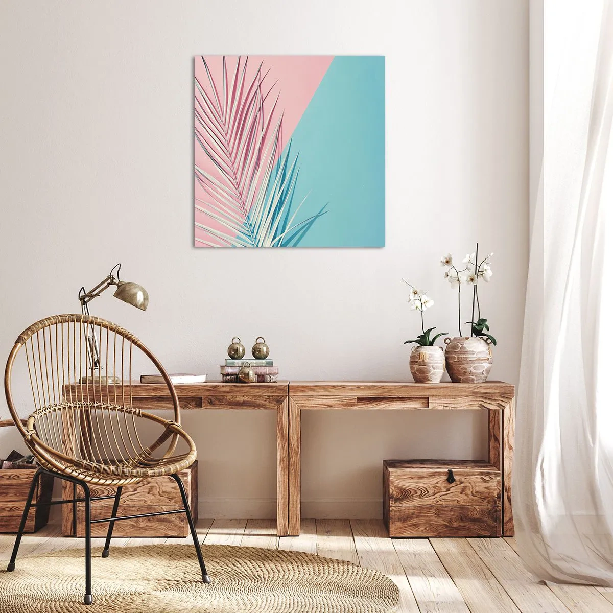 Quadro su tela - Stampe su Tela - Impressione tropicale - 30x30 cm
