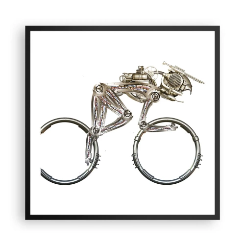 Poster in cornice nera - Macchina perfetta - 60x60 cm