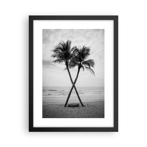 Poster in cornice nera - Tenera presenza - 30x40 cm