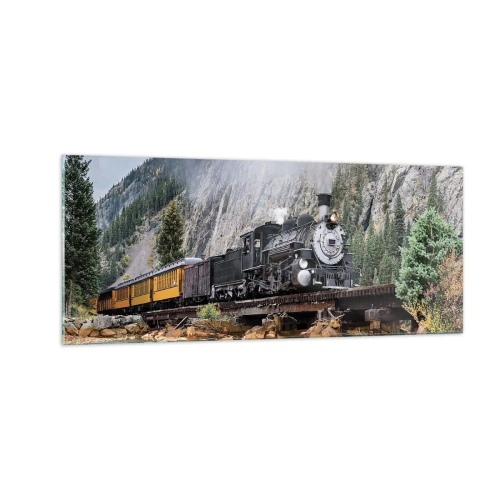 Quadro su vetro - Dove andiamo? - 100x40 cm