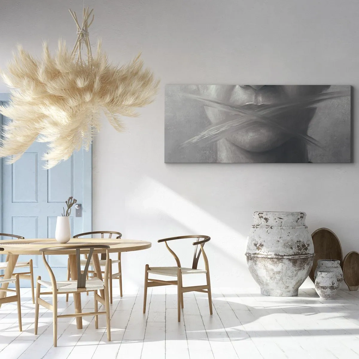 Quadro su tela - Stampe su Tela - Neanche una parola - 90x30 cm