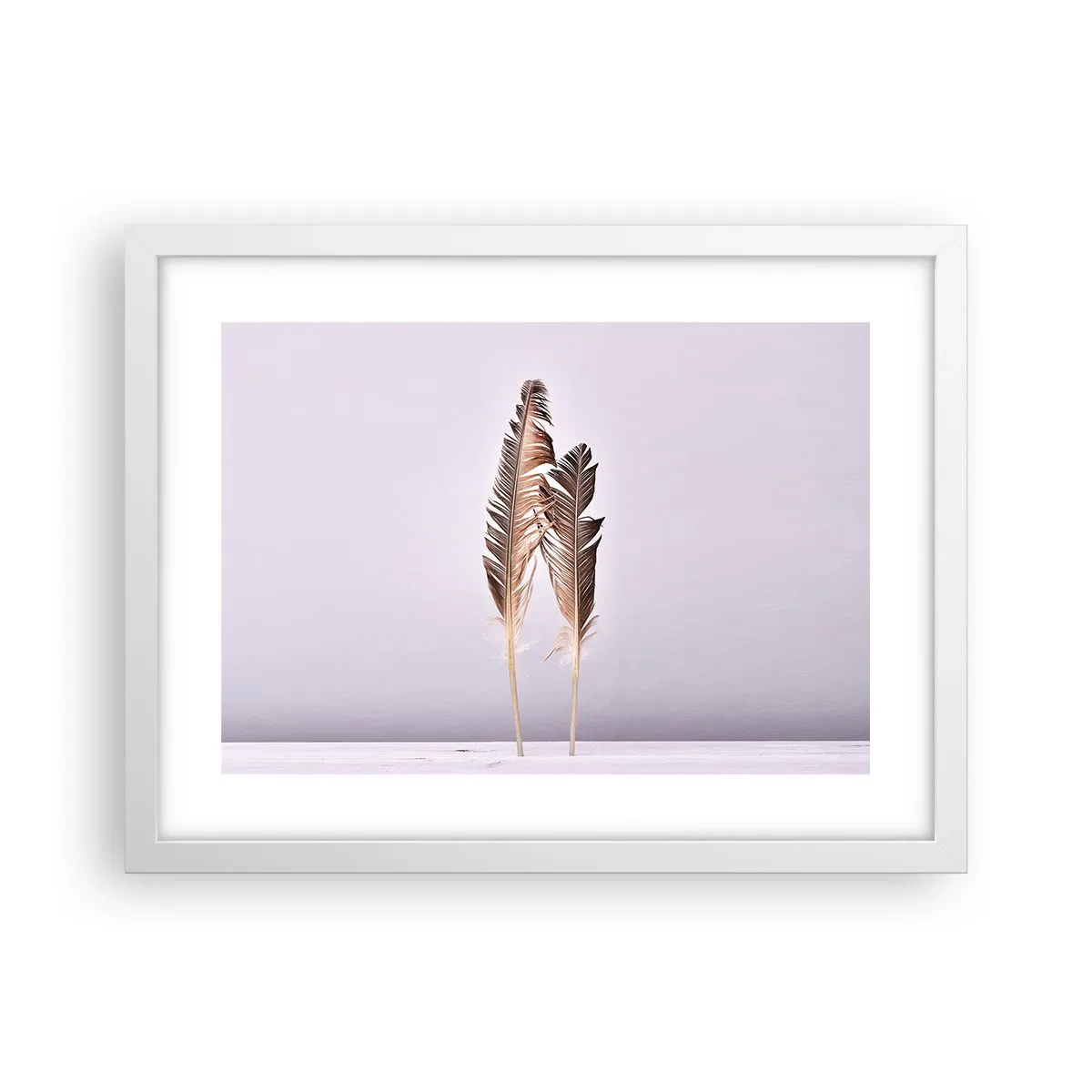 Poster in cornice bianca - Contro il nulla - 40x30 cm