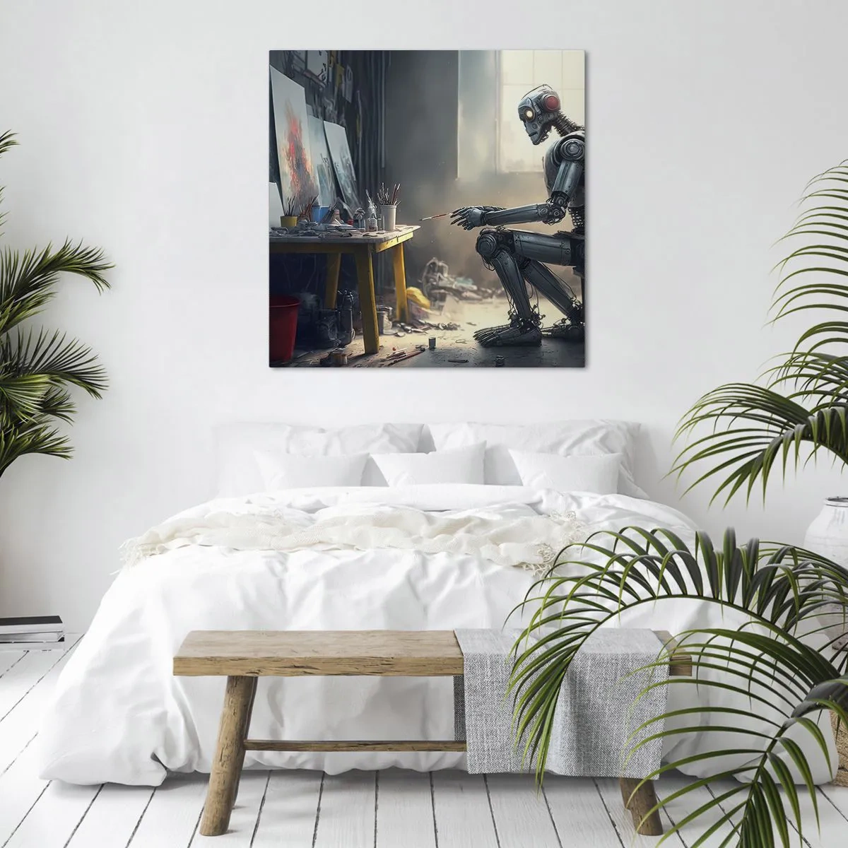 Quadro su tela - Stampe su Tela - Atto creativo - 40x40 cm