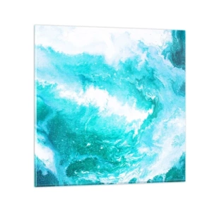 Quadro su vetro - Nel vortice degli elementi - 50x50 cm