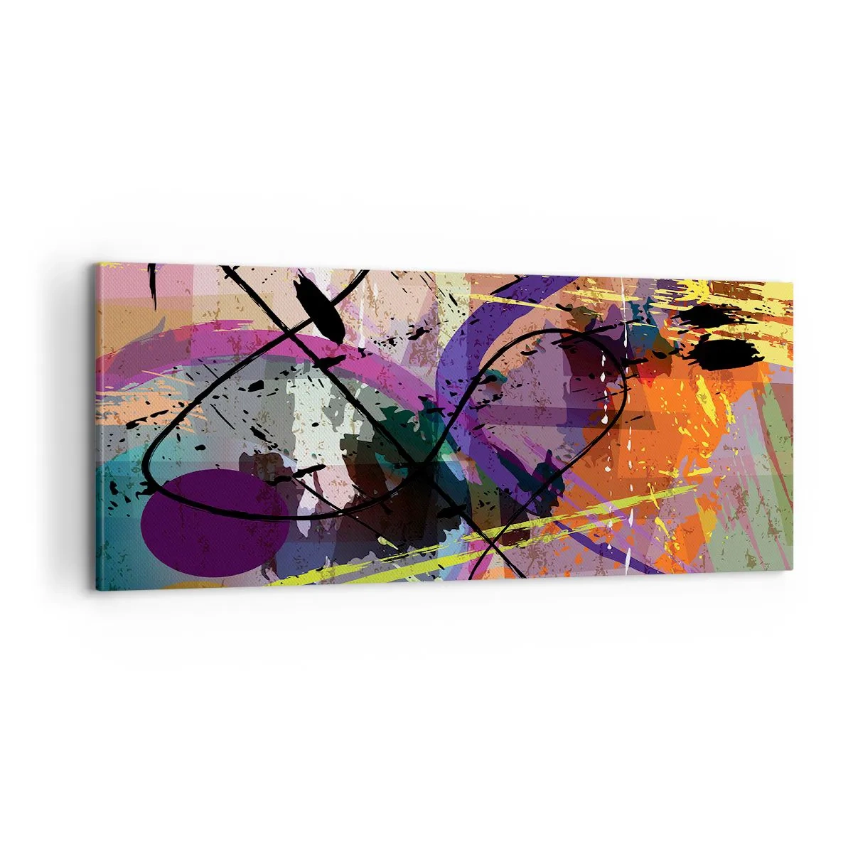 Quadro su tela - Stampe su Tela - Per la via diritta o tortuosa - 100x40 cm