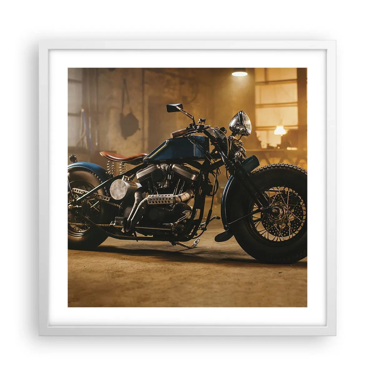Poster in cornice bianca - Posso tutto - 50x50 cm