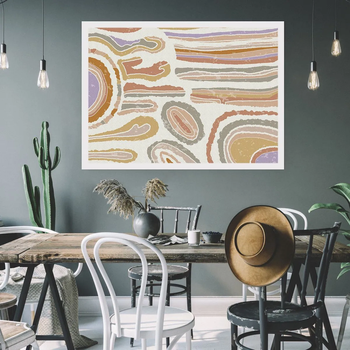 Poster - Sezioni colorate - 91x61 cm