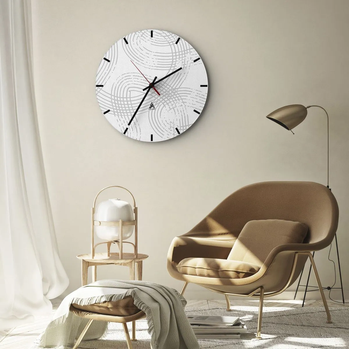 Orologio da parete - Orologio in Vetro - Non vi è una via diritta - 40x40 cm