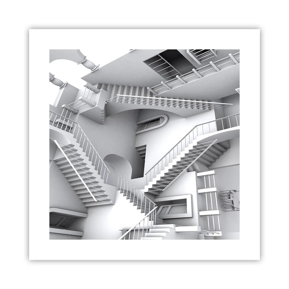 Poster - Il paradosso dello spazio - 40x40 cm