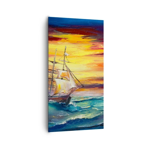 Quadro su tela - Stampe su Tela - Temerari sulle onde - 65x120 cm