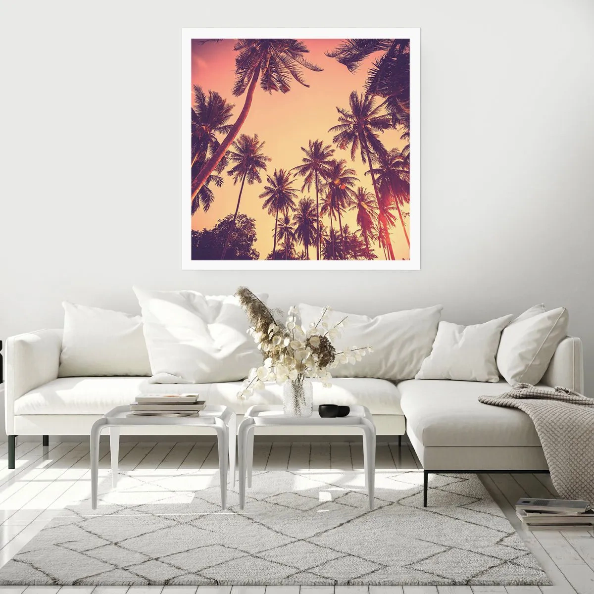 Poster - Composizione tropicale - 60x60 cm