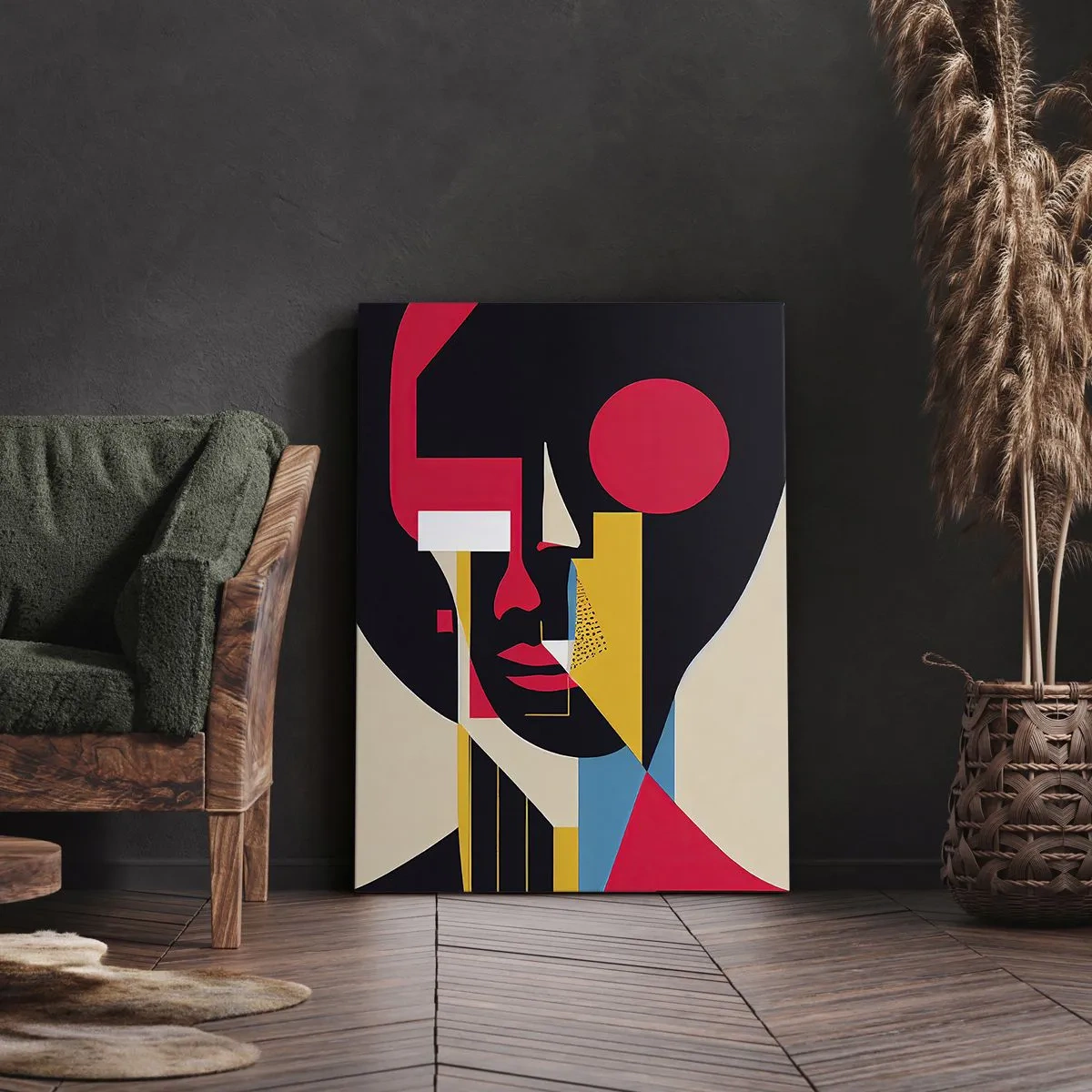 Quadro su tela - Stampe su Tela - Il suo mondo interiore - 45x80 cm