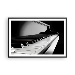 Poster in cornice nera - Armonia di forme e colori - 91x61 cm