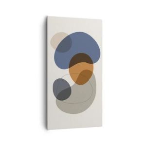 Quadro su tela - Stampe su Tela - Gocce di colore - 55x100 cm