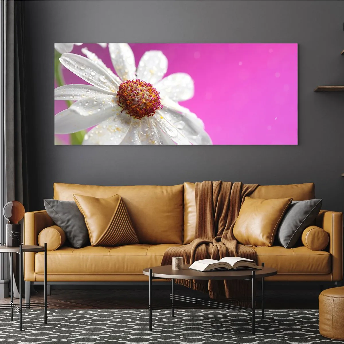 Quadro su vetro - Modesto nella sua bellezza - 90x30 cm