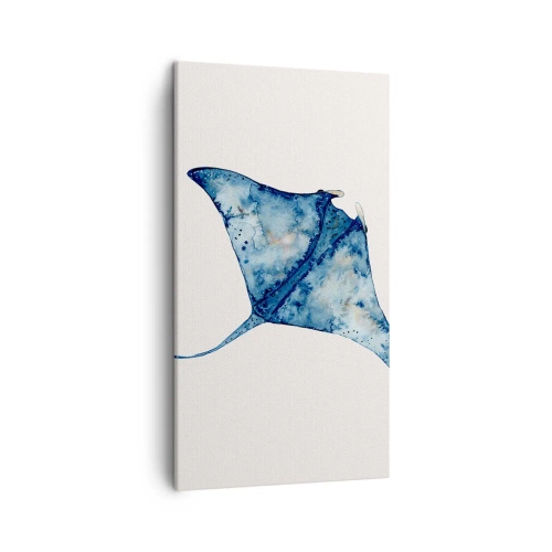 Quadro su tela - Stampe su Tela - Vita nel blu - 45x80 cm