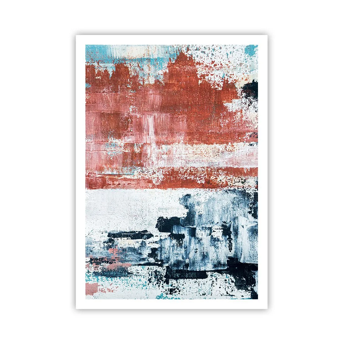Poster - Astratto in due metà - 70x100 cm