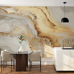 Fotomurale su misura Premium Sand - Astrazione: bellezza e bontà - Marmo, Fascino, Elegante