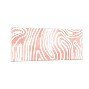 Quadro su vetro - Nel labirinto di corallo - 100x40 cm