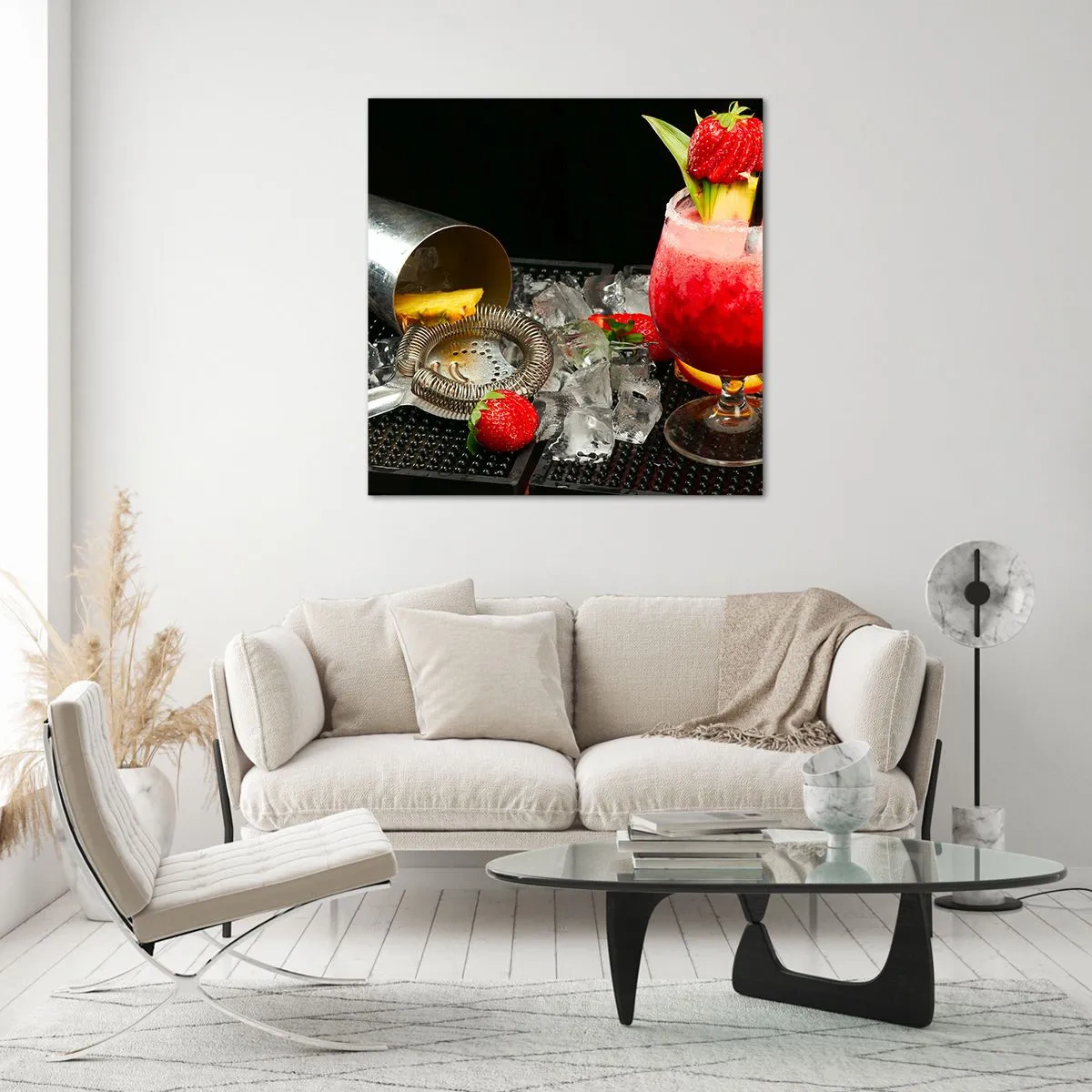 Quadro su vetro - Incantare il gusto - 70x70 cm