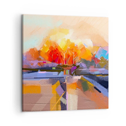 Quadro su tela - Stampe su Tela - Si è fatto autunno - 60x60 cm