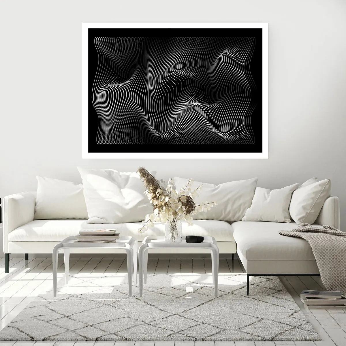 Poster - La danza della luce nello spazio - 40x30 cm