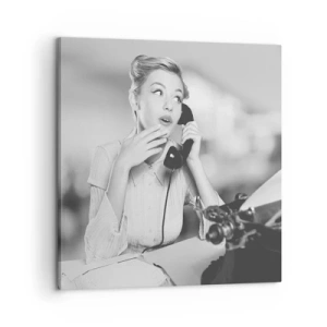 Quadro su tela - Stampe su Tela - Salve, qui gli anni '50 - 60x60 cm