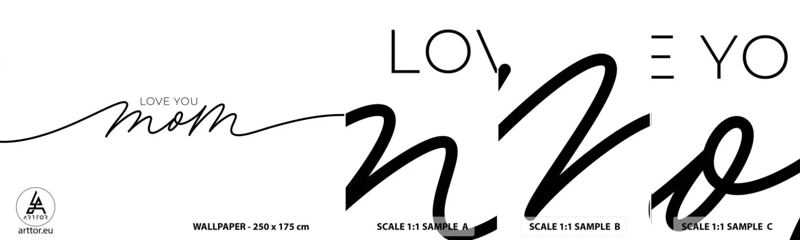 Campione di Fotomurale Adesivo Deluxe Sticker - Grande commozione - Tipografia, Affermazione, Massima - 100x30 cm