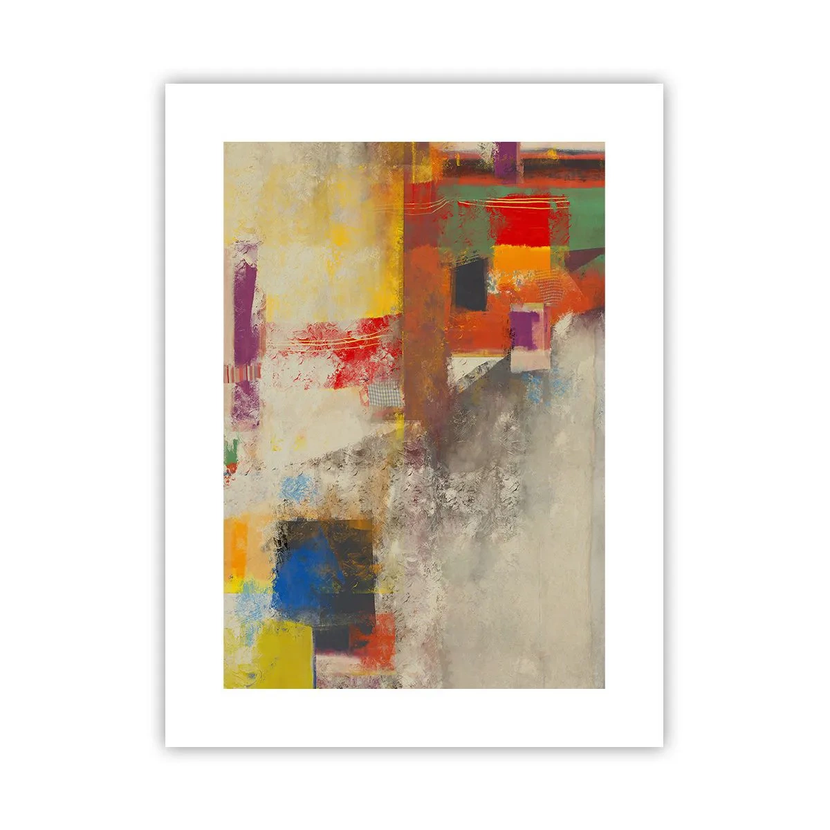 Poster - Geometria dei colori - 30x40 cm