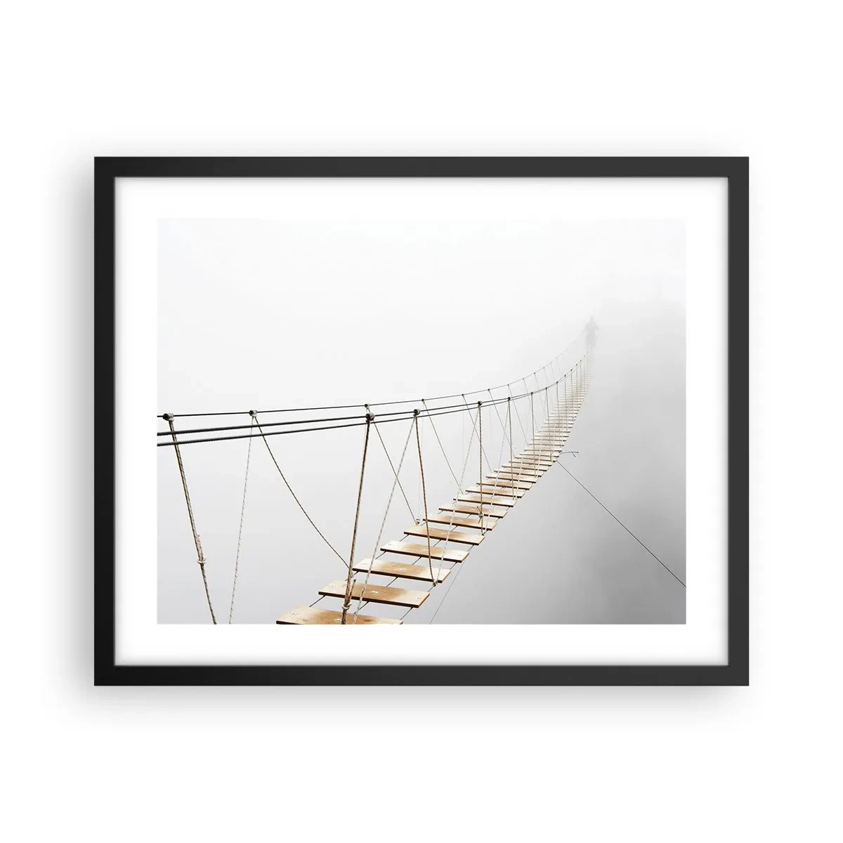 Poster in cornice nera - Dove ti porta? - 50x40 cm