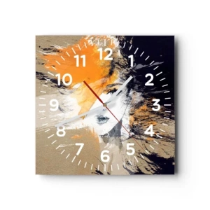 Orologio da parete - Orologio in Vetro - E la luce fu - 40x40 cm
