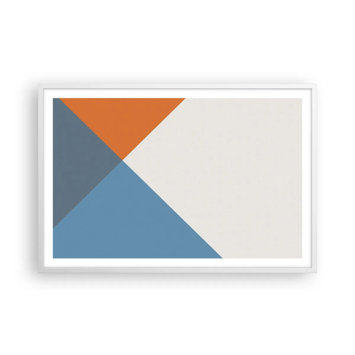 Poster in cornice bianca - Ad angolo... - 91x61 cm