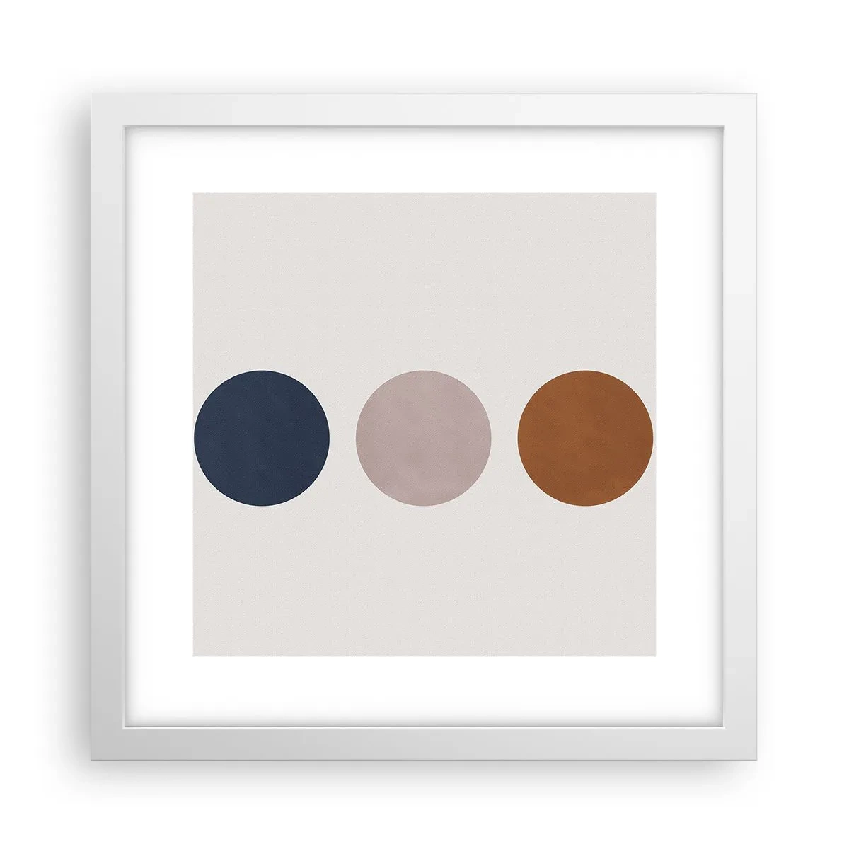 Poster in cornice bianca - Simbolo di perfezione - 30x30 cm