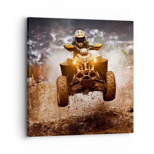 Quadro su tela - Stampe su Tela - No risk no fun - 30x30 cm