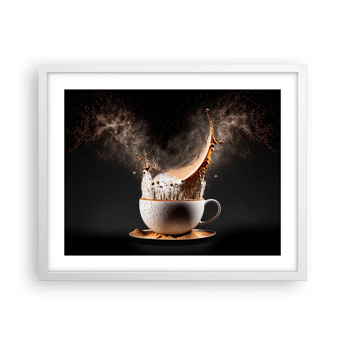 Poster in cornice bianca - Esplosione di sapore - 50x40 cm